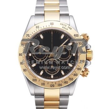 SWISS DAYTONA STYLE 2-TONE BLACK 40MM