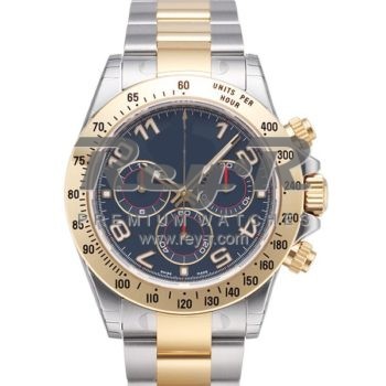 SWISS DAYTONA STYLE 2-TONE BLUE ARABIC 40MM