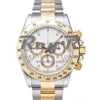 SWISS DAYTONA STYLE 2-TONE WHITE 40MM