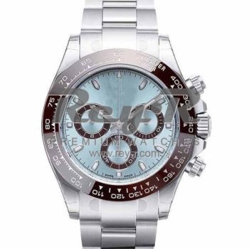 SWISS DAYTONA STYLE PLATINUM ICE BLUE 40MM