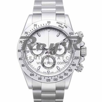 SWISS DAYTONA STYLE STEEL WHITE 40MM