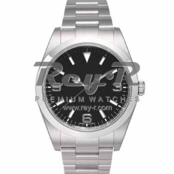 SWISS EXPLORER I STYLE STEEL BLACK 39MM