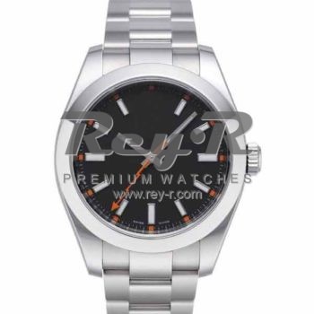 SWISS MILGAUSS STYLE STEEL BLACK 40MM