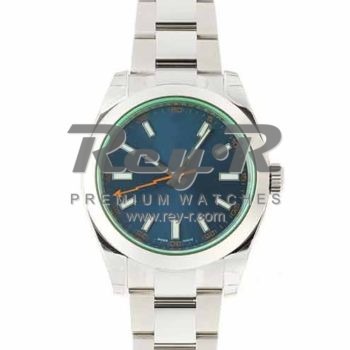 SWISS MILGAUSS STYLE STEEL BLUE 40MM
