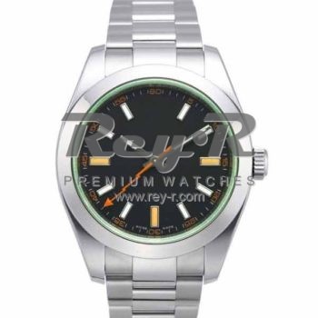 SWISS MILGAUSS STYLE STEEL GREEN 40MM