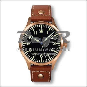 Rose Gold Brown Leather