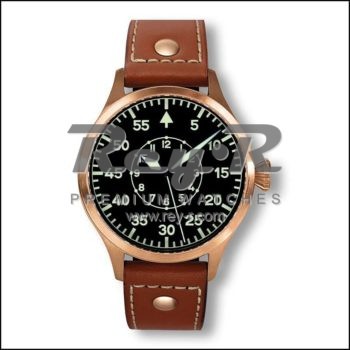 Rose Gold Brown Leather GMT