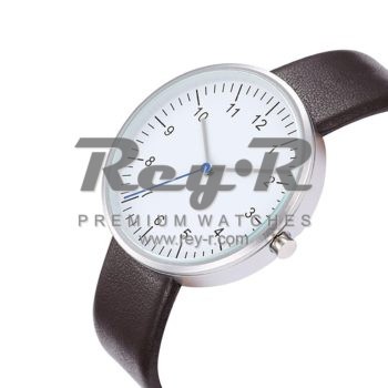 Steel White Blue Secs Leather