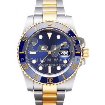 SWISS SUBMARINER STYLE 2-TONE BLUE CERAMIC 40MM
