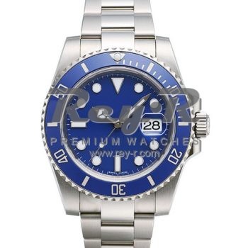 SWISS SUBMARINER STYLE STEEL BLUE CERAMIC 40MM