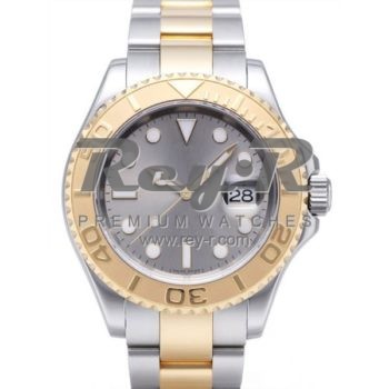 SWISS YACHT-MASTER STYLE 2TONE GREY 40MM