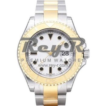 SWISS YACHT-MASTER STYLE 2TONE WHITE 40MM
