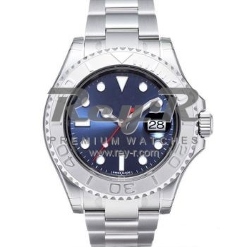 SWISS YACHT-MASTER STYLE STEEL BLUE 40MM
